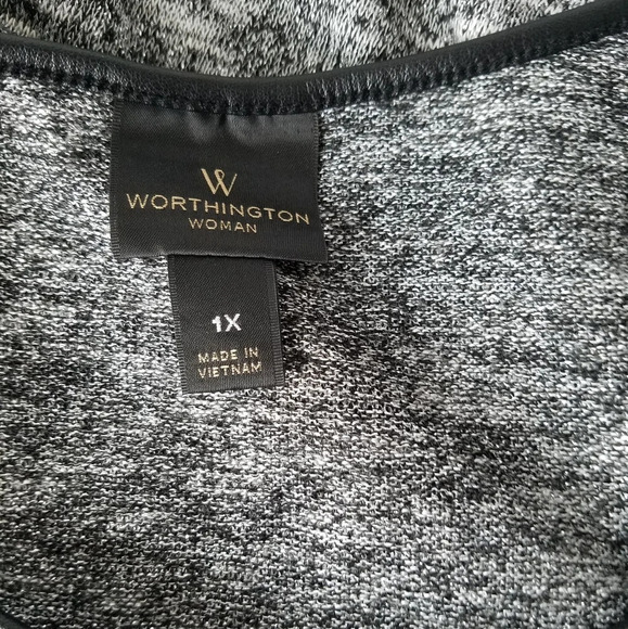 NWOT WORTHINGTON WOMEN'S 1X top, 3/4 sleeve - Picture 4 of 8